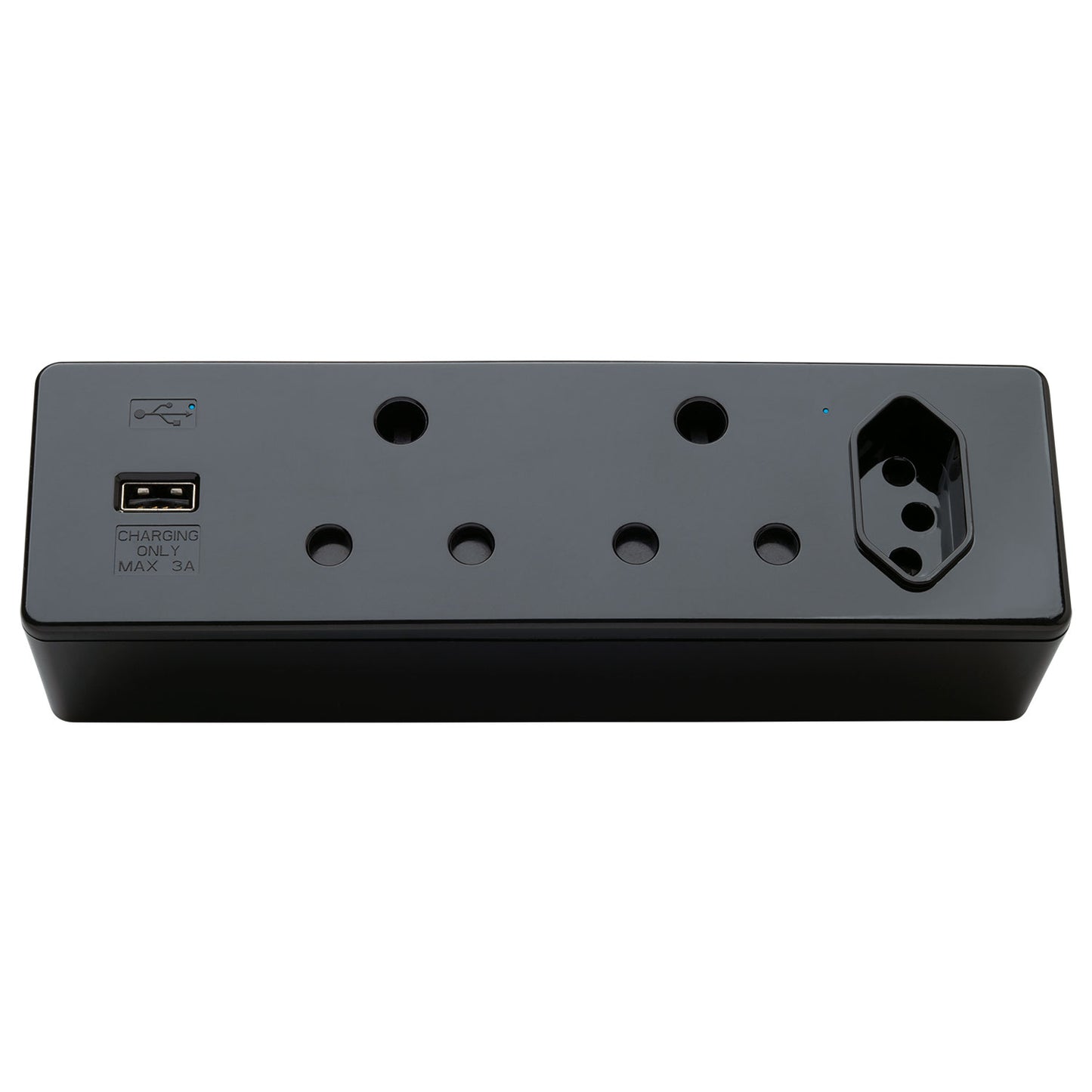 Power Hub with USB A – Vertical Desk Mounting
