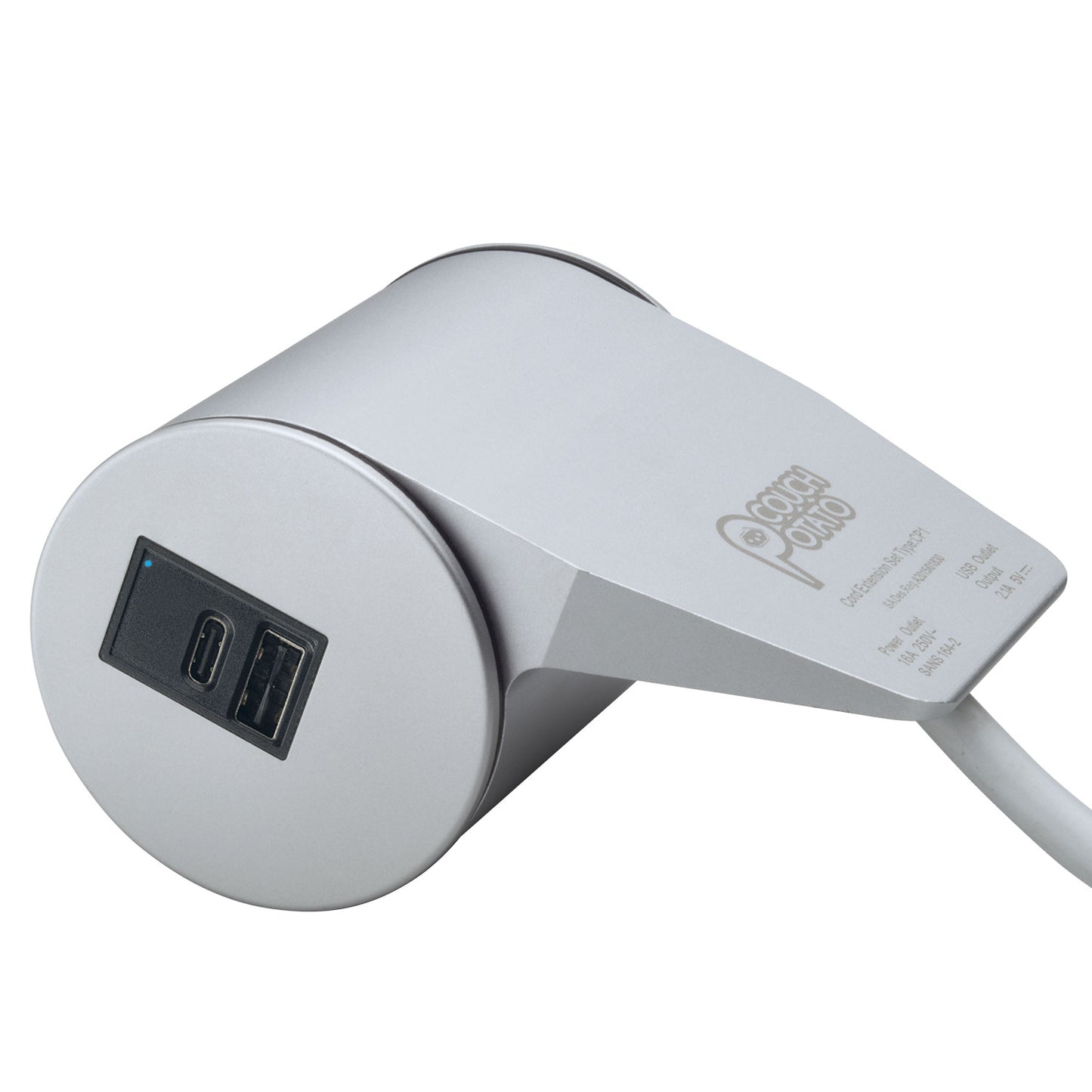 Couch Potato – Smart USB Charging Plug with Power Cable