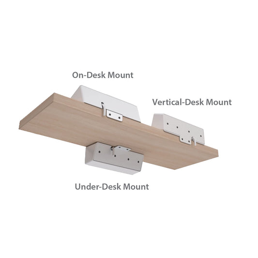 Power Hub with USB C – Under Desk Mounting