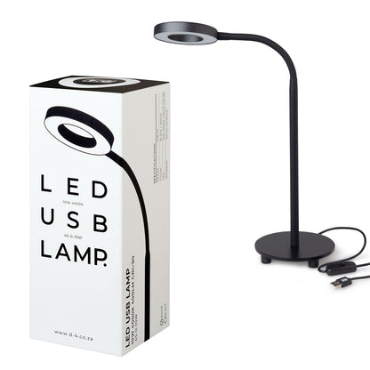 USB Powered Free Standing Flexible Multi Directional LED Desk Lamp