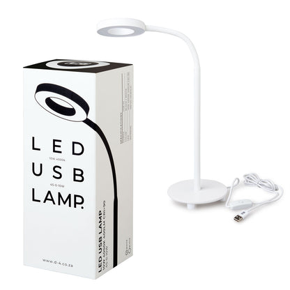 USB Powered Free Standing Flexible Multi Directional LED Desk Lamp
